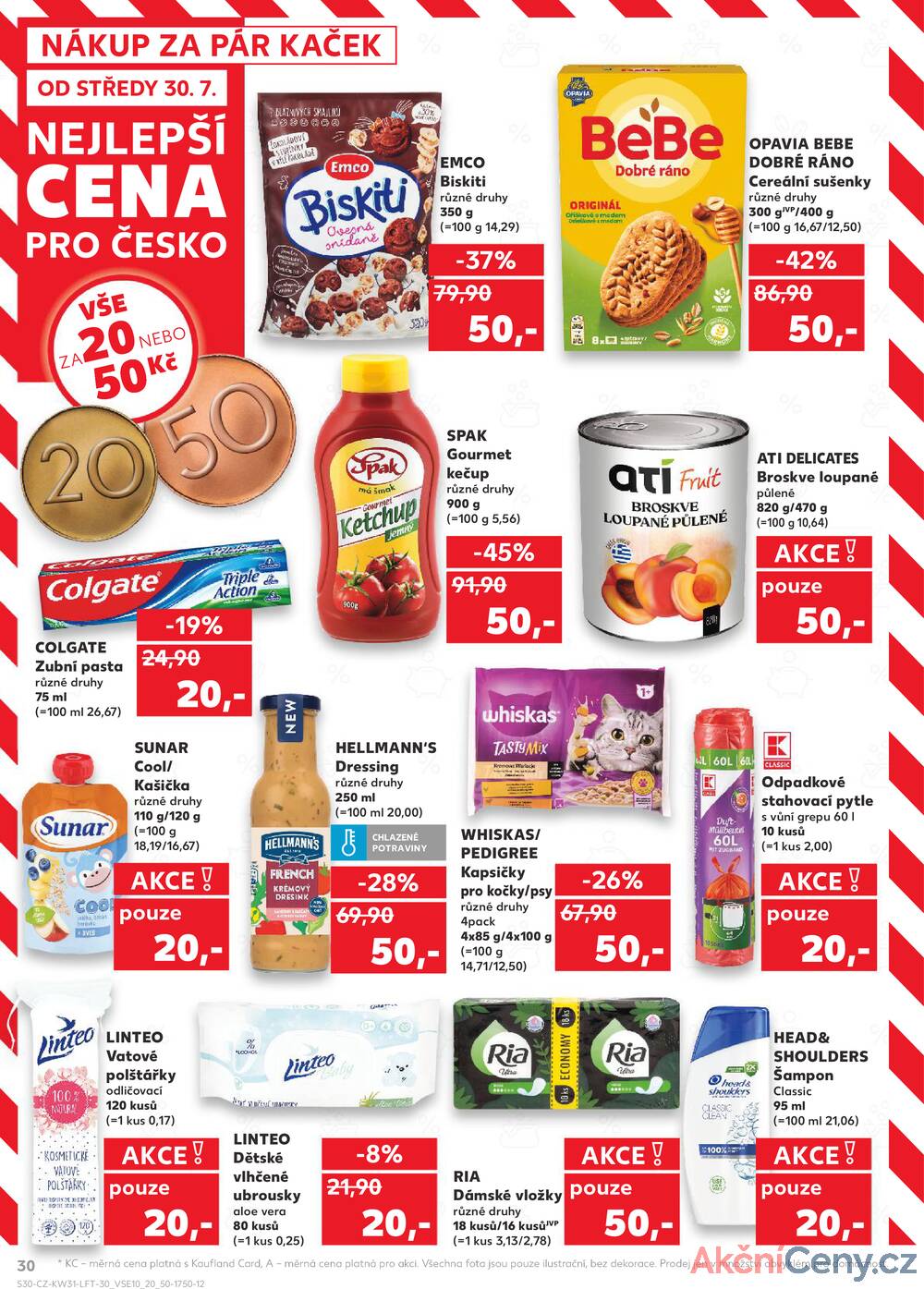 Leták Kaufland - Kaufland 30.7. - 5.8. - Kaufland - Náchod - strana 30