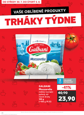 Kaufland 30.7. - 5.8. - Kaufland - Hodonín (Konečná)