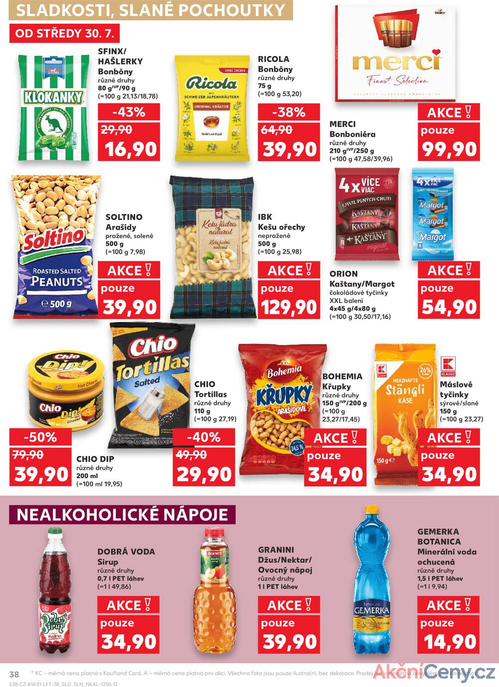 Leták Kaufland - Kaufland 30.7. - 5.8. - Kaufland Praha-Barrandov - strana 38