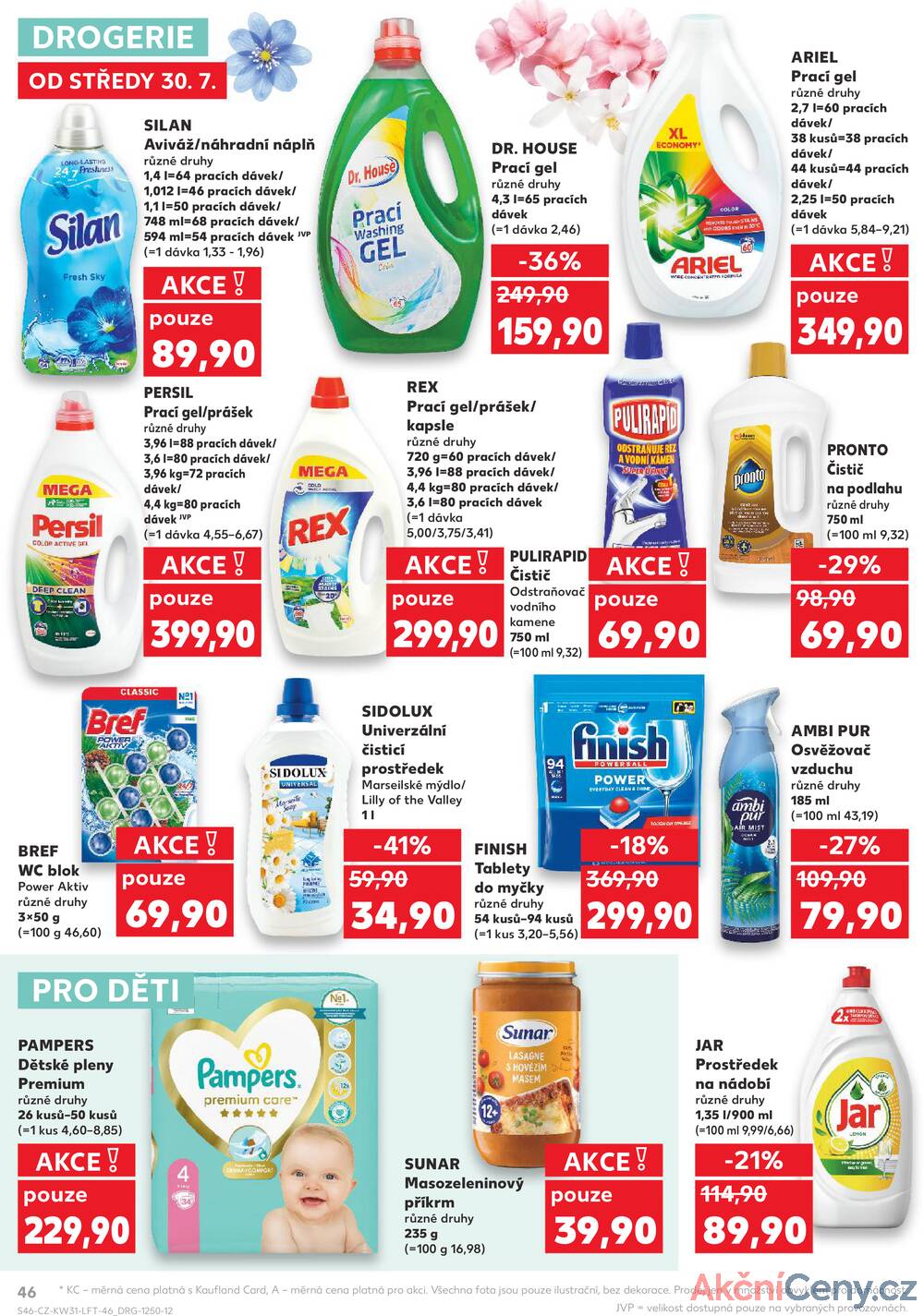 Leták Kaufland - Kaufland 30.7. - 5.8. - Kaufland - Cheb - strana 46