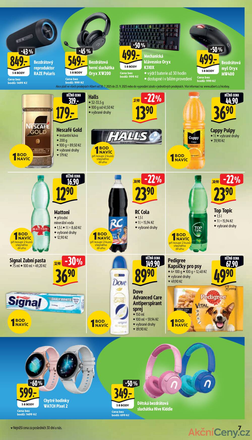 Leták Albert - Albert Supermarket od 30.7. do 5.8.2025 - strana 7 Leták Albert - Albert Supermarket od 30.7. do 5.8.2025 - strana 7