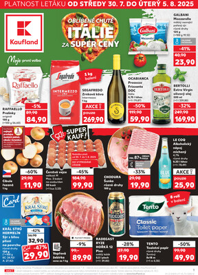 Leták Kaufland 30.7. - 5.8. - Kaufland - Ostrava - Zábřeh