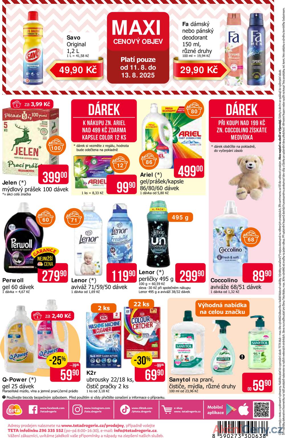 Leták Teta drogerie - Teta drogerie od 31.7. do 12.8.2025 - strana 14 Leták Teta drogerie - Teta drogerie od 31.7. do 12.8.2025 - strana 14