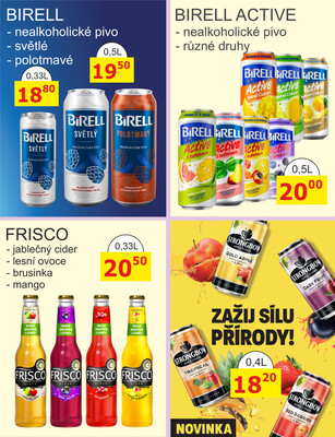BENE Nápoje od 1.8. do 31.8.2025