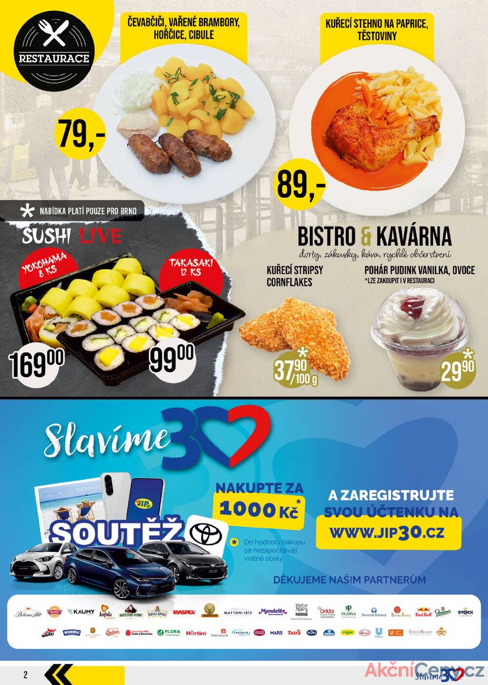 Leták JIP - JIP Cash & Carry Brno, Praha, Ostrava od 30.7. do 5.8.2025 - strana 2