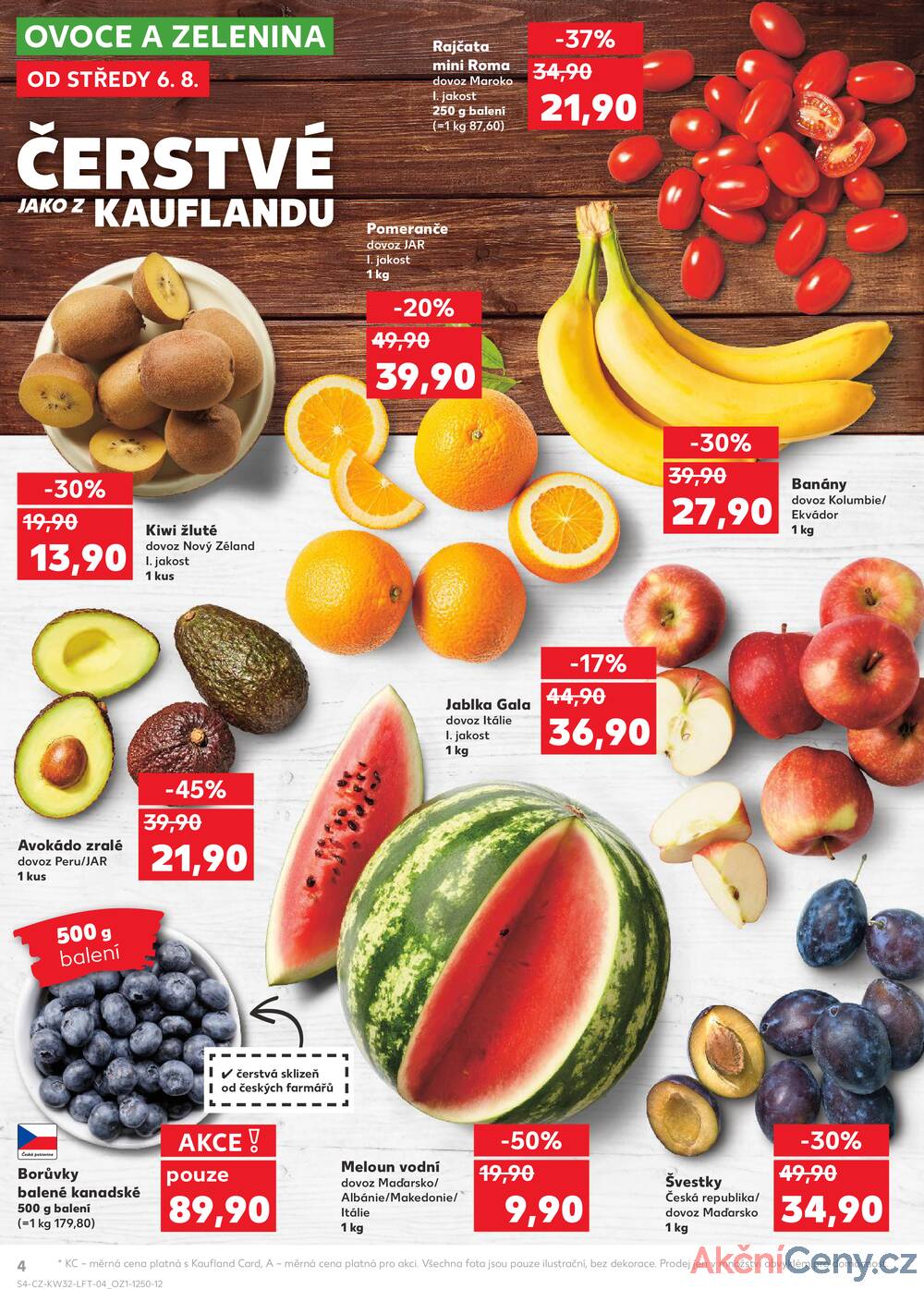 Leták Kaufland - Kaufland 6.8. - 12.8. - Kaufland - Čáslav - strana 4