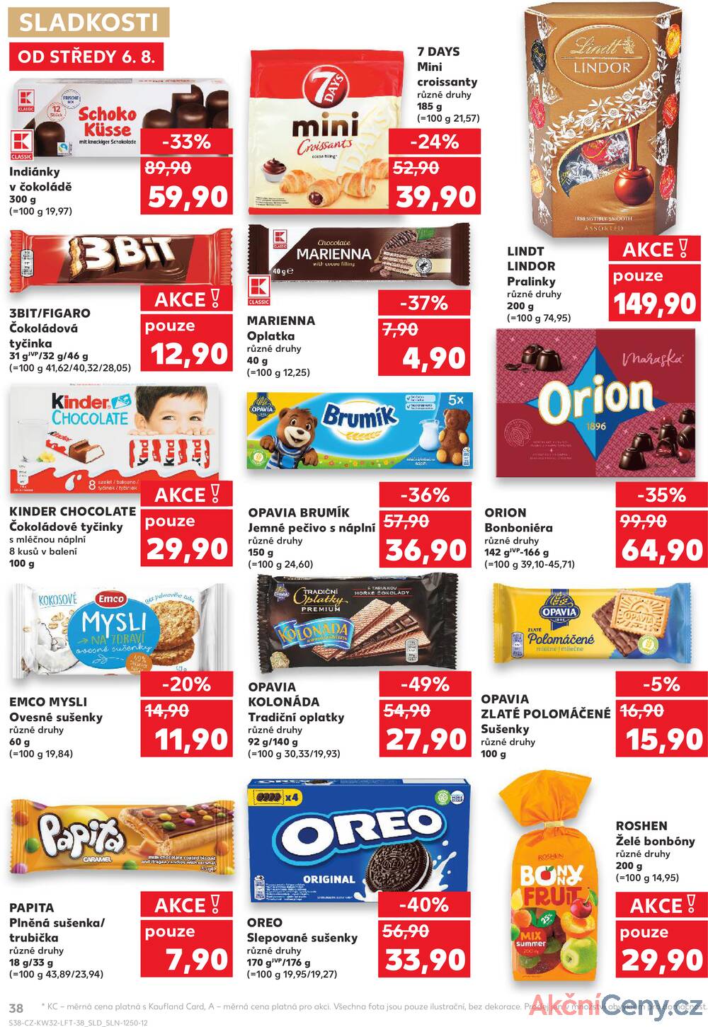 Leták Kaufland - Kaufland 6.8. - 12.8. - Kaufland - Náchod - strana 38