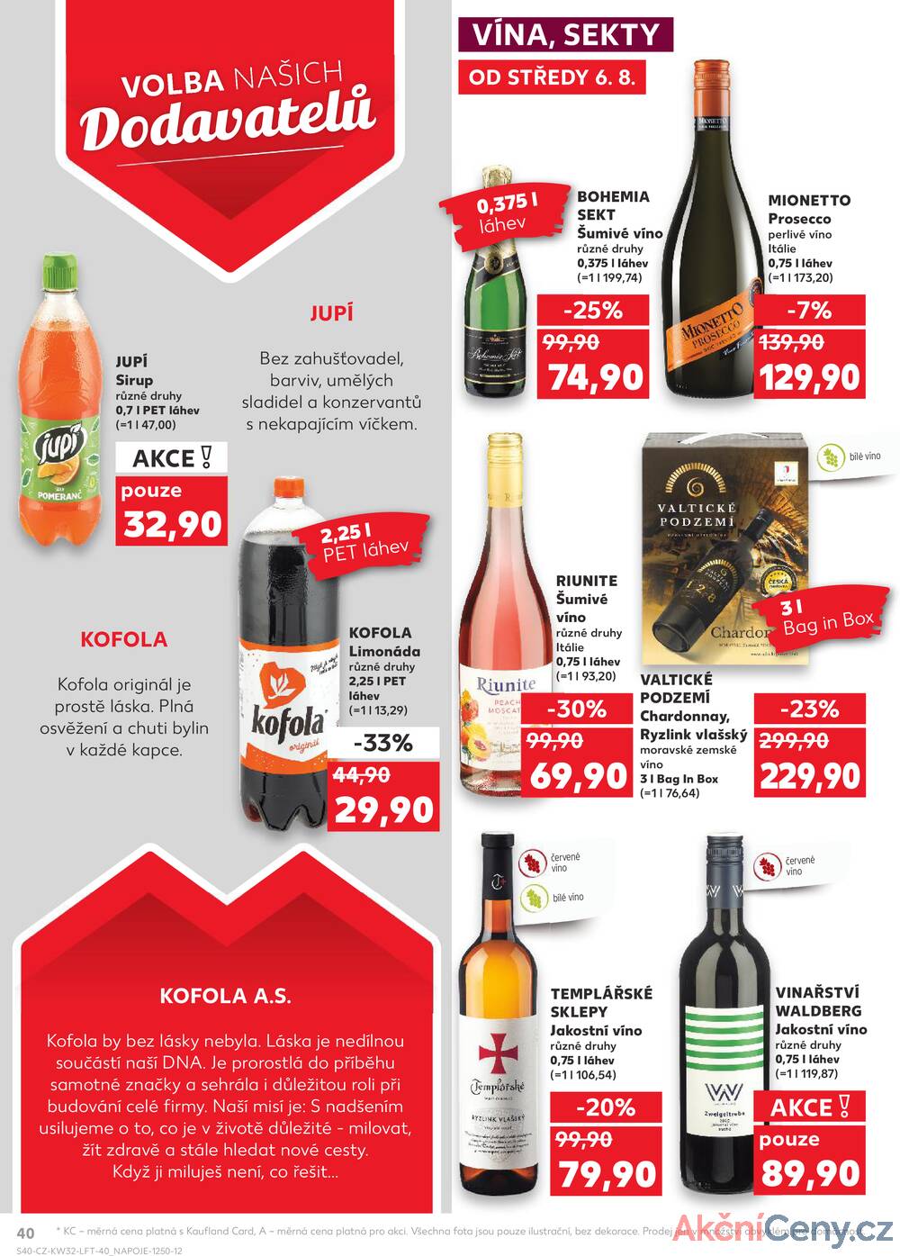 Leták Kaufland - Kaufland 6.8. - 12.8. - Kaufland - Náchod - strana 40