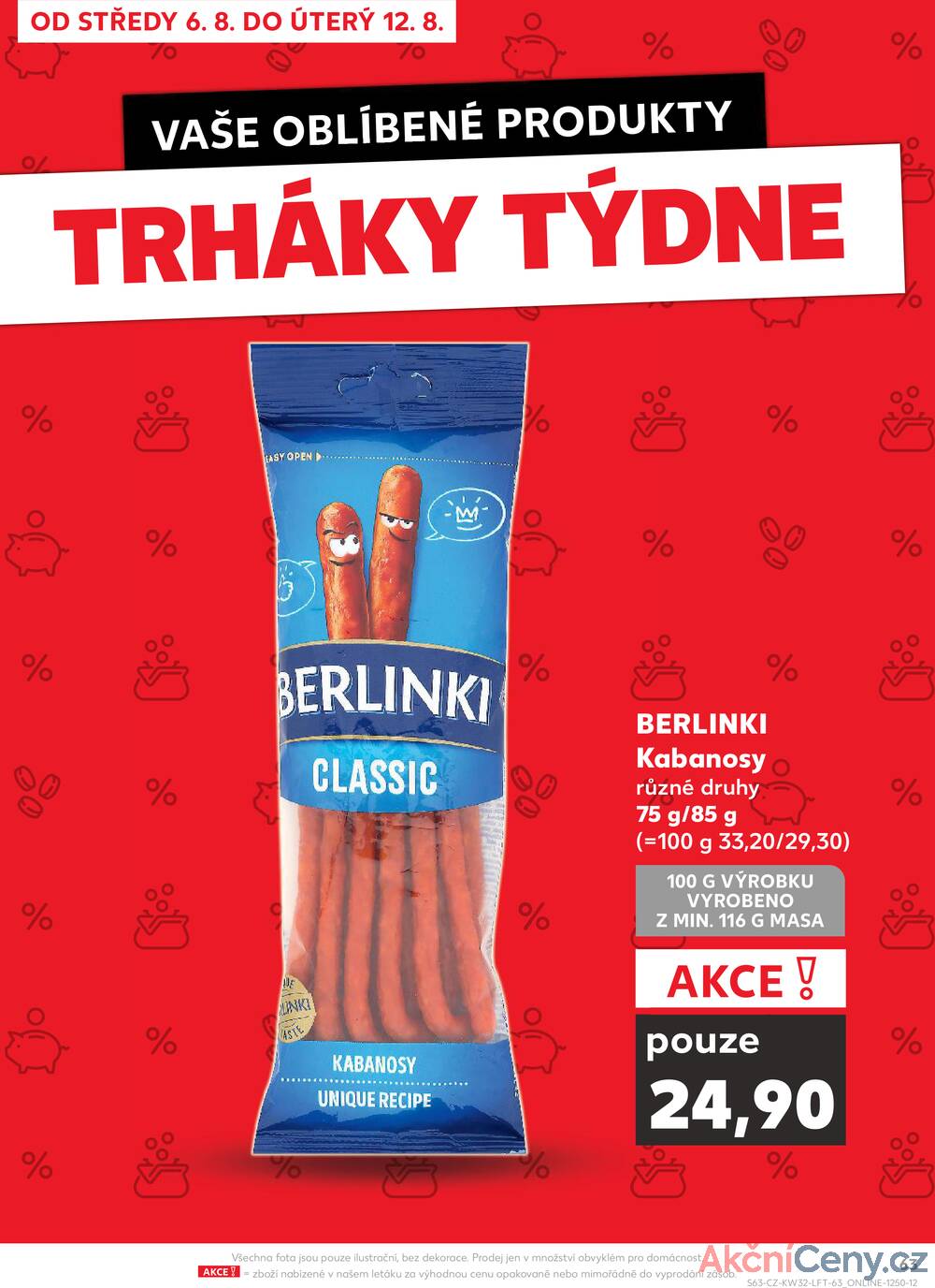 Leták Kaufland - Kaufland 6.8. - 12.8. - Kaufland - Náchod - strana 63