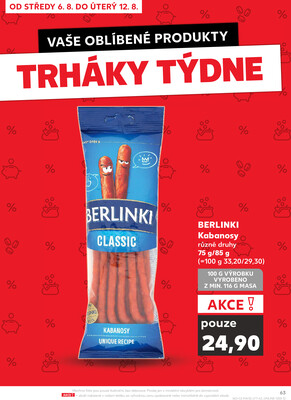 Kaufland 6.8. - 12.8. - Kaufland - Náchod