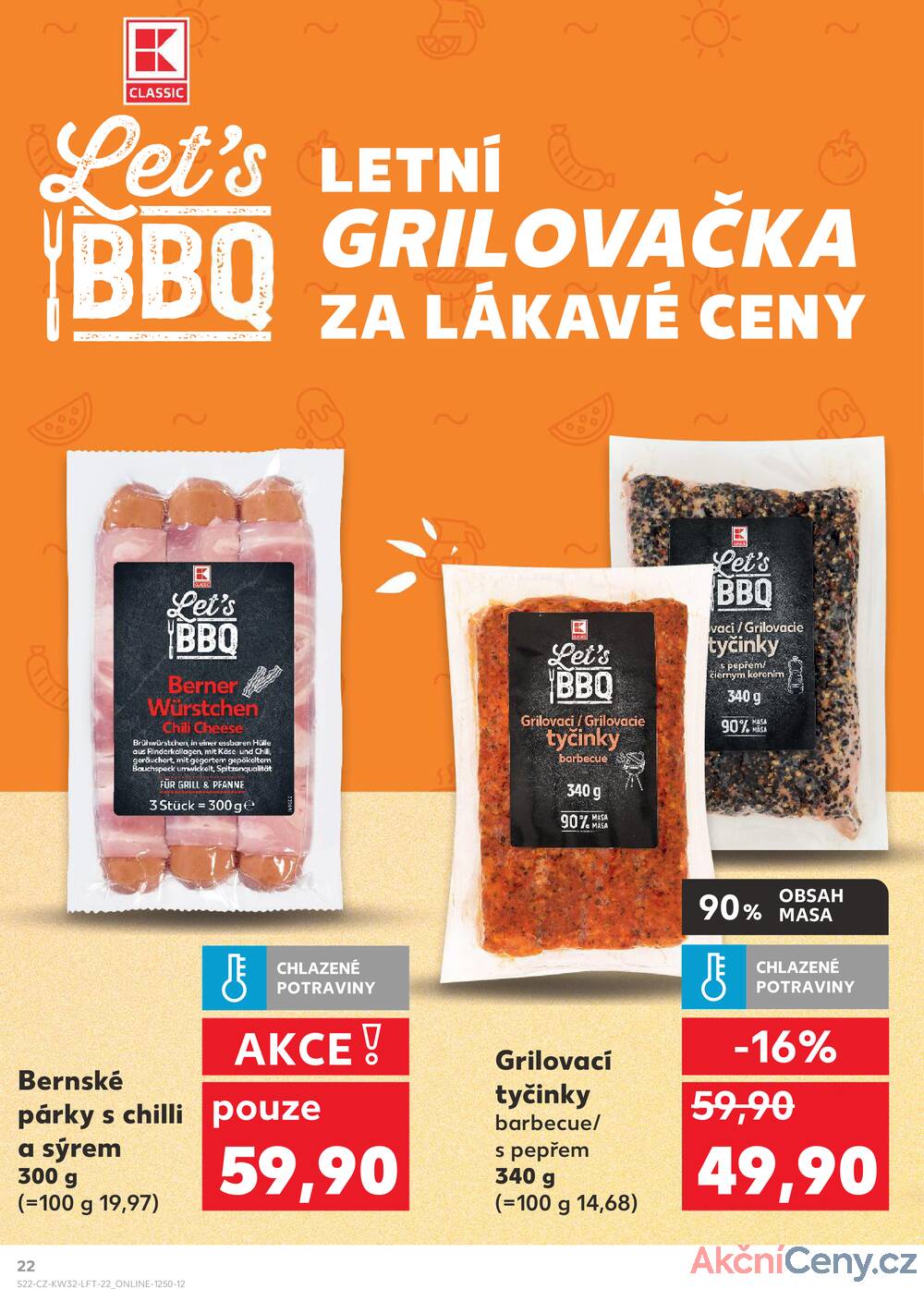 Leták Kaufland - Kaufland 6.8. - 12.8. - Kaufland - Hradec Králové - strana 22