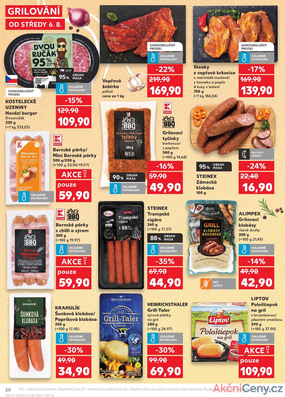 Leták Kaufland - Kaufland 6.8. - 12.8. - Kaufland - Jindřichův Hradec - strana 20
