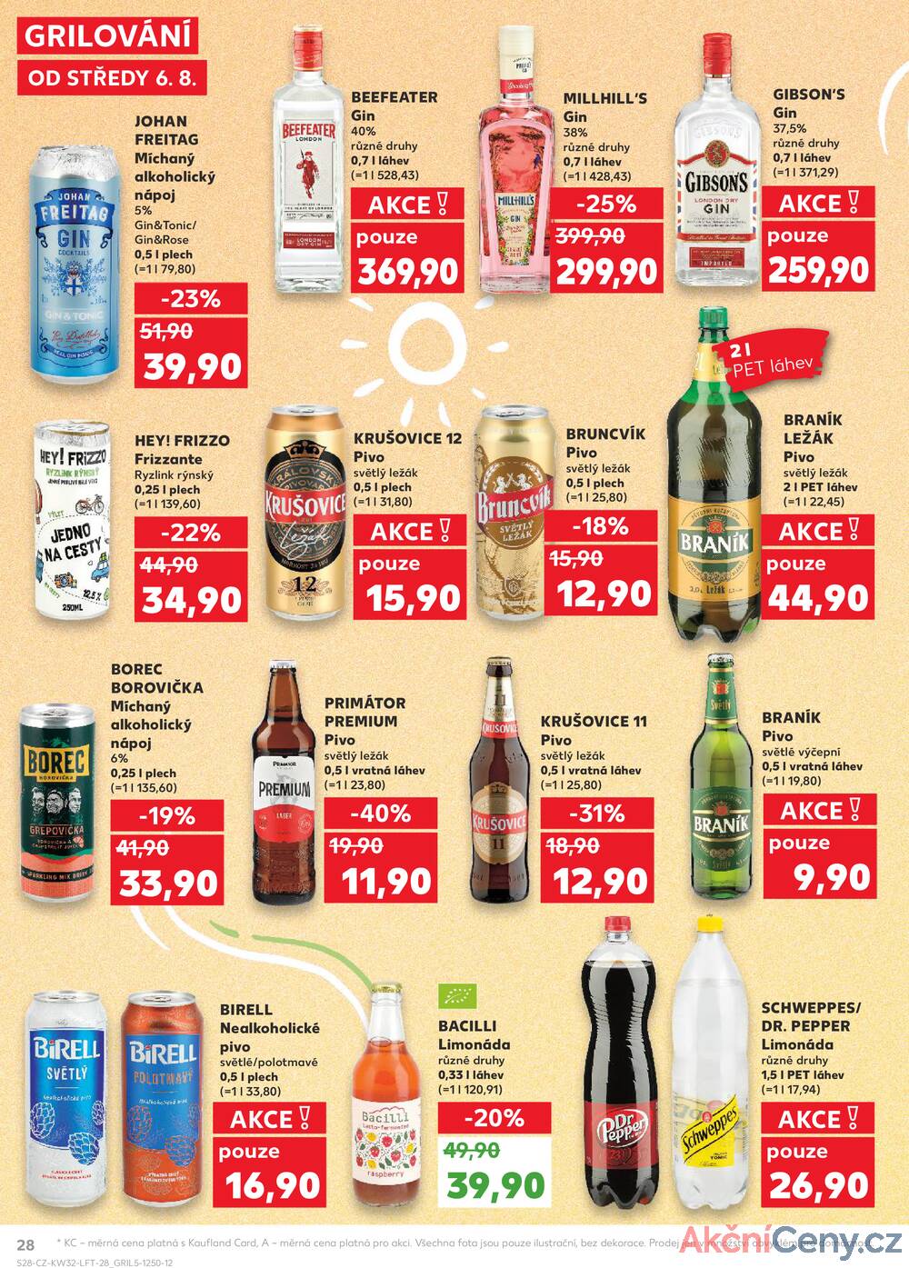 Leták Kaufland - Kaufland 6.8. - 12.8. - Kaufland - Ostrava - Mariánské Hory - strana 28