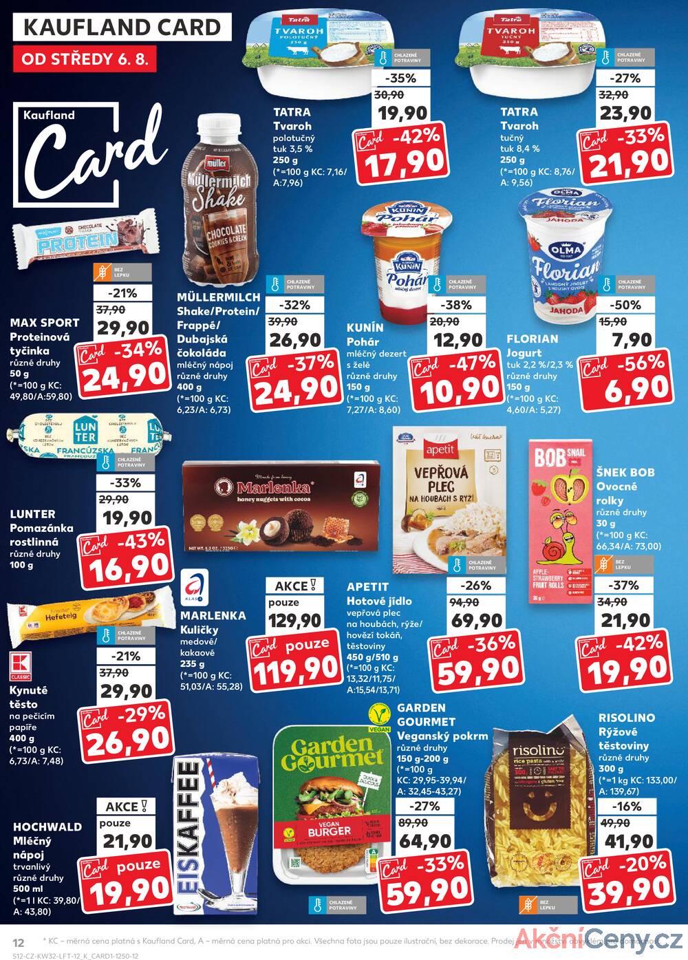 Leták Kaufland - Kaufland 6.8. - 12.8. - Kaufland Praha-Barrandov - strana 12