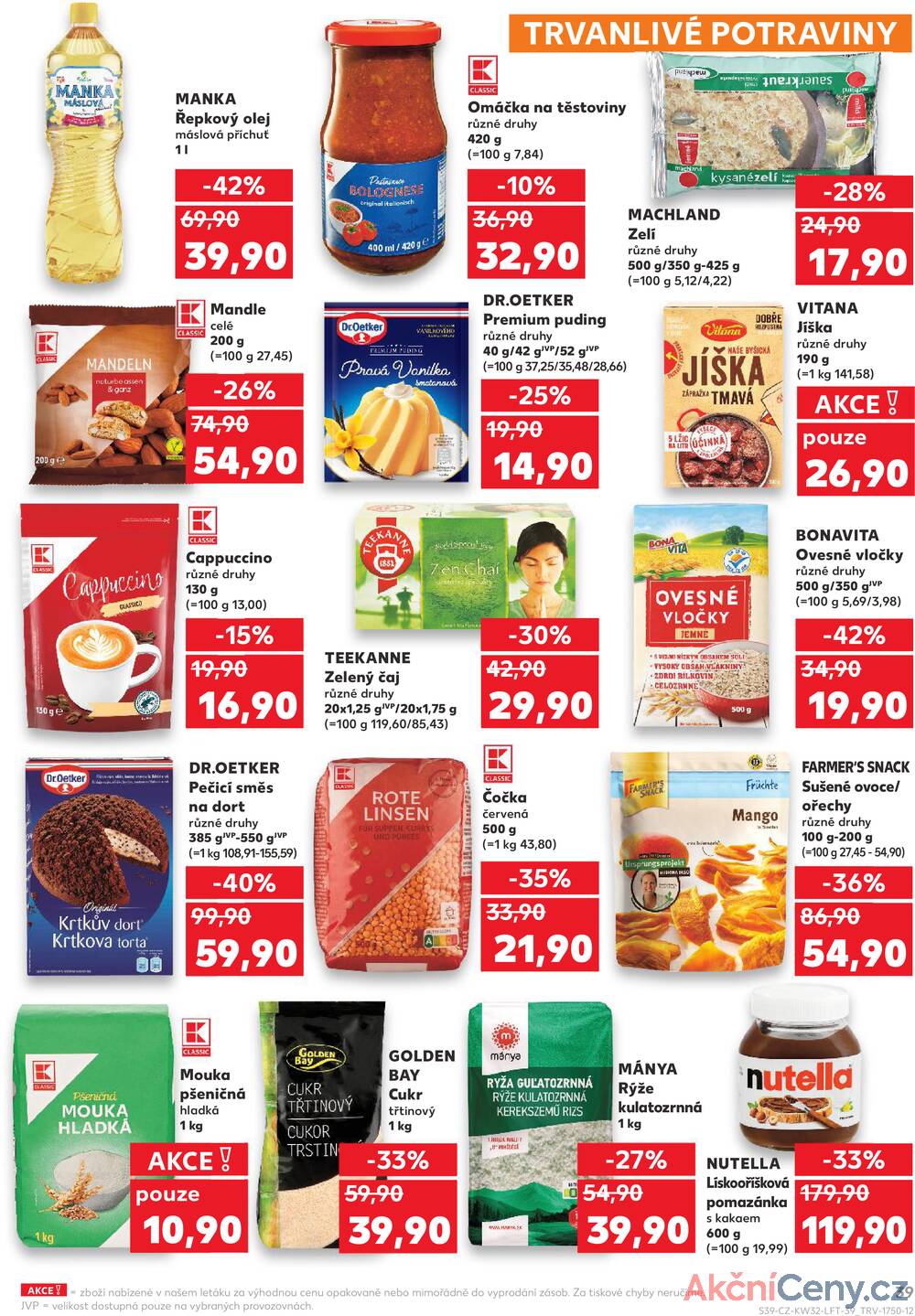 Leták Kaufland - Kaufland 6.8. - 12.8. - Kaufland Praha-Barrandov - strana 39