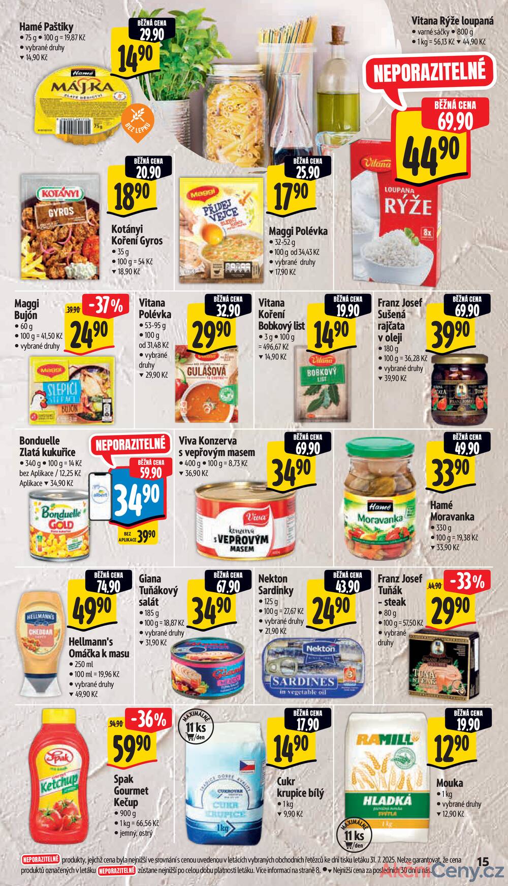 Leták Albert - Albert Supermarket od 6.8. do 12.8.2025 - strana 17