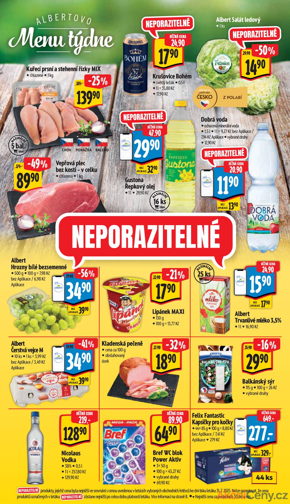 Leták Albert - Albert Supermarket od 6.8. do 12.8.2025 - strana 34