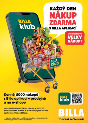 Billa  od 6.8. do 12.8.2025