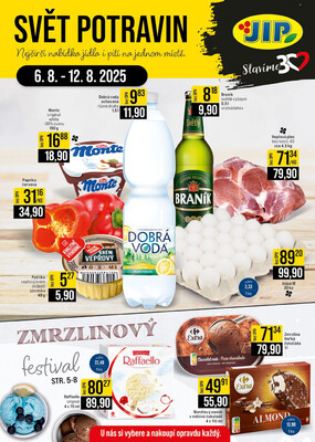 JIP Cash & Carry Brno, Praha, Ostrava od 6.8. do 12.8.2025