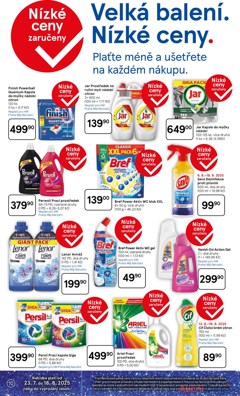 Leták Tesco - Tesco malé hypermarkety od 13.8. do 19.8.2025 - strana 10 Leták Tesco - Tesco malé hypermarkety od 13.8. do 19.8.2025 - strana 10