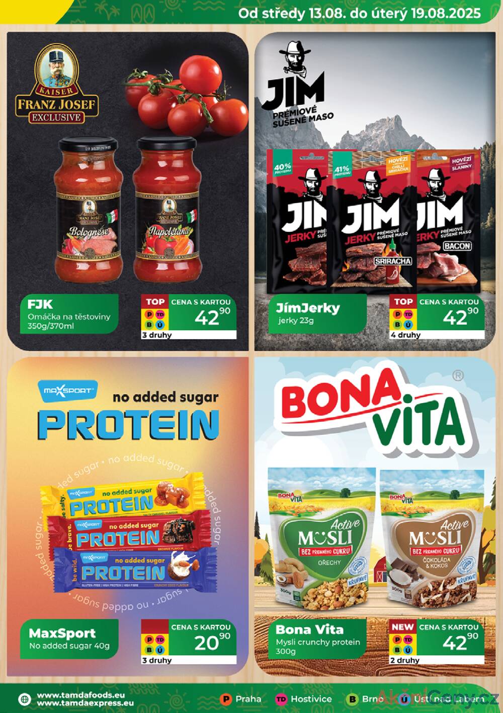 Leták Tamda Foods - Tamda Foods od 13.8. do 19.8.2025 - strana 13