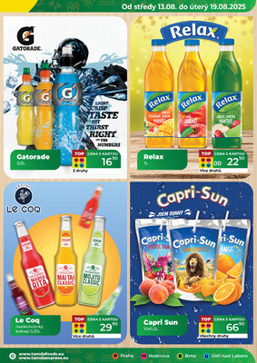 Tamda Foods od 13.8. do 19.8.2025