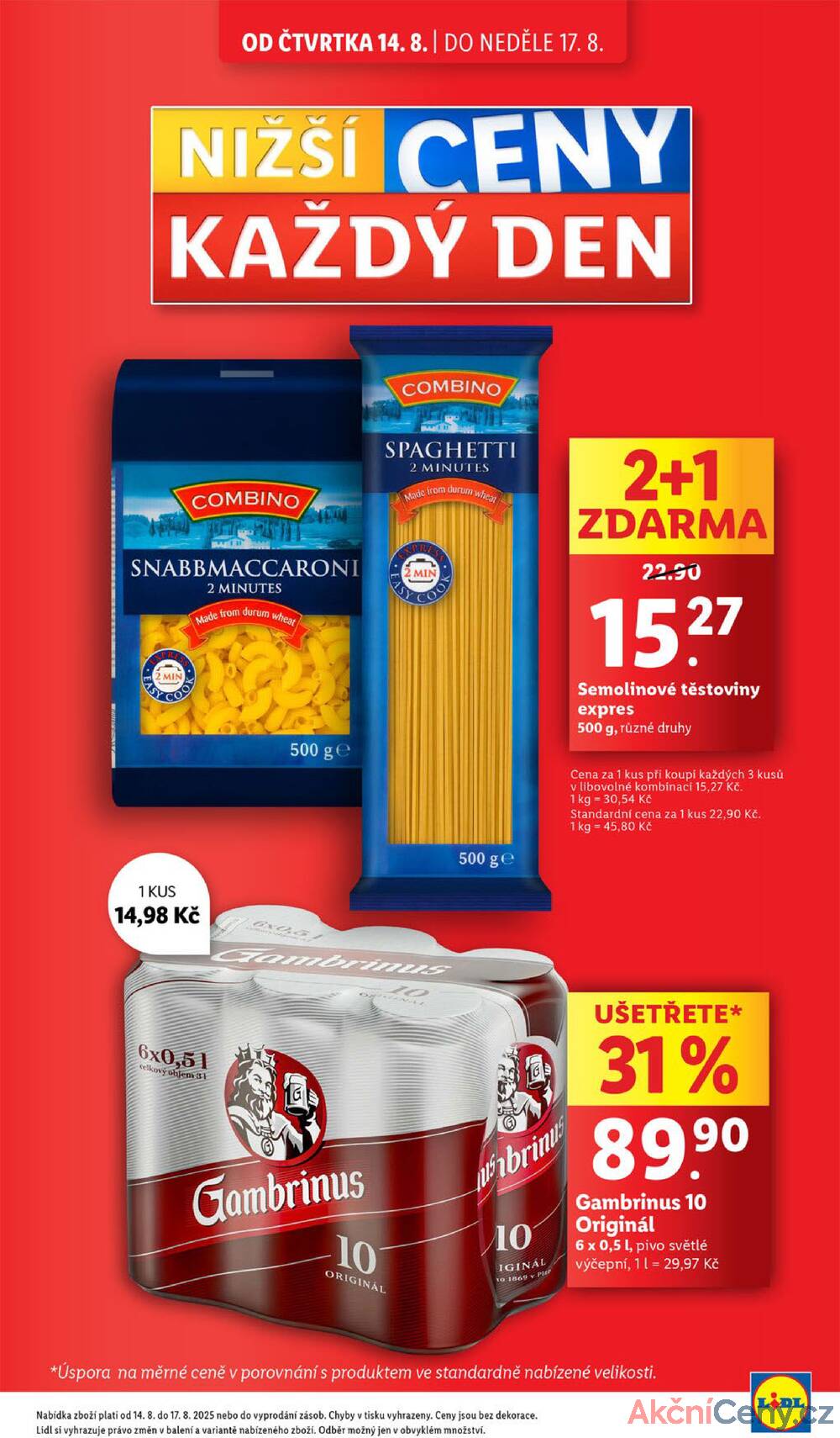 Leták Lidl - Lidl Čtvrtek od 14.8. do 17.8.2025 - strana 5