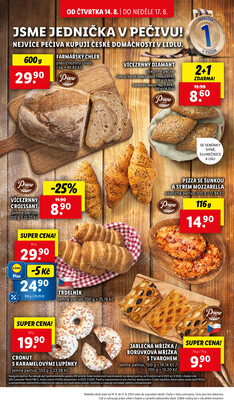 Lidl Čtvrtek od 14.8. do 17.8.2025
