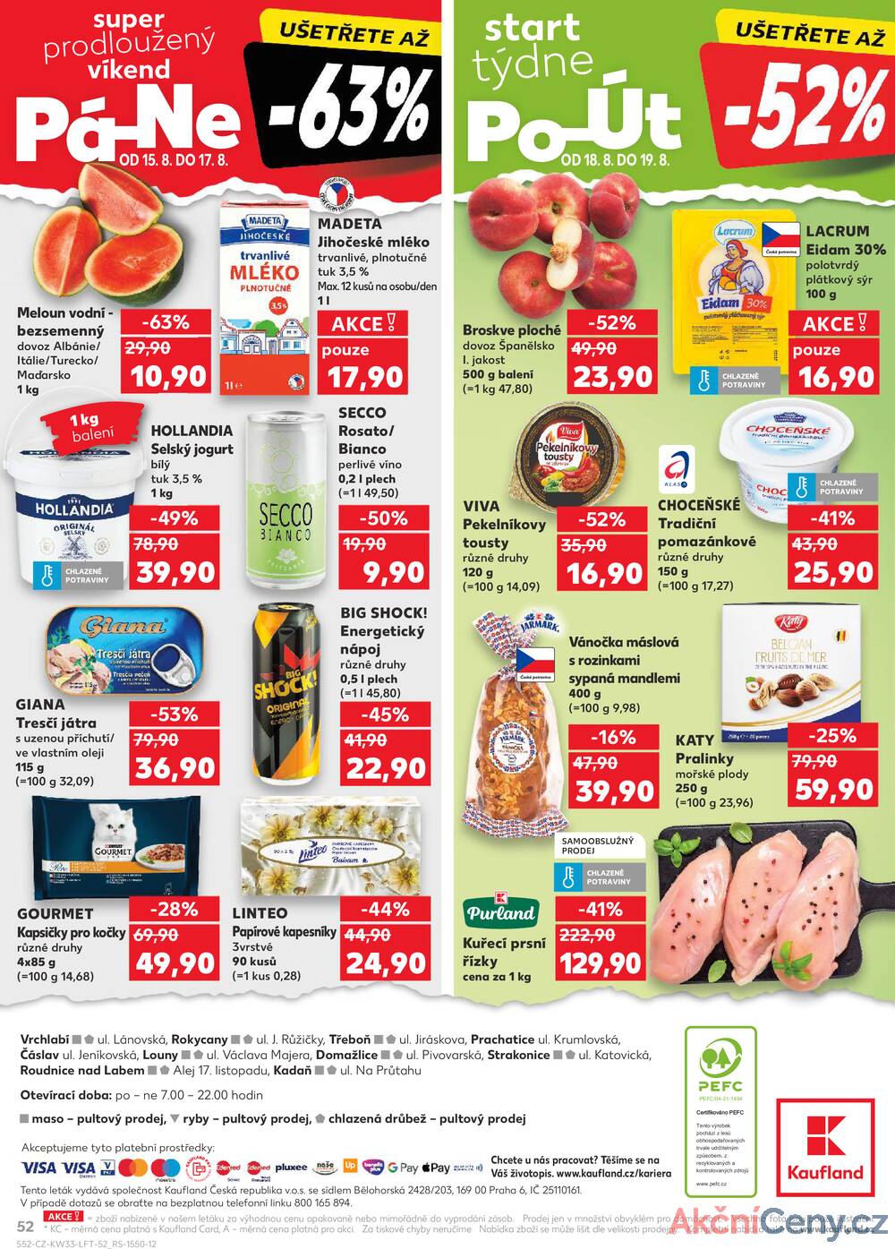 Leták Kaufland - Kaufland 13.8. - 19.8. - Kaufland - Rokycany - strana 52