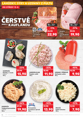 Kaufland 13.8. - 19.8. - Kaufland - Tábor