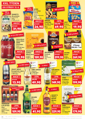 Kaufland 13.8. - 19.8. - Kaufland - Jablonec nad Nisou (U Kostela)