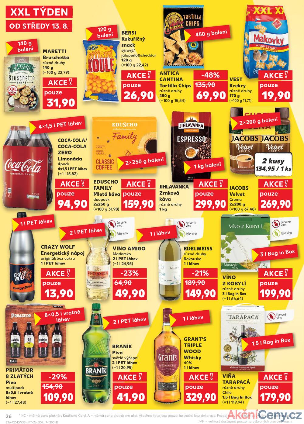 Leták Kaufland - Kaufland 13.8. - 19.8. - Kaufland - Příbram - strana 26