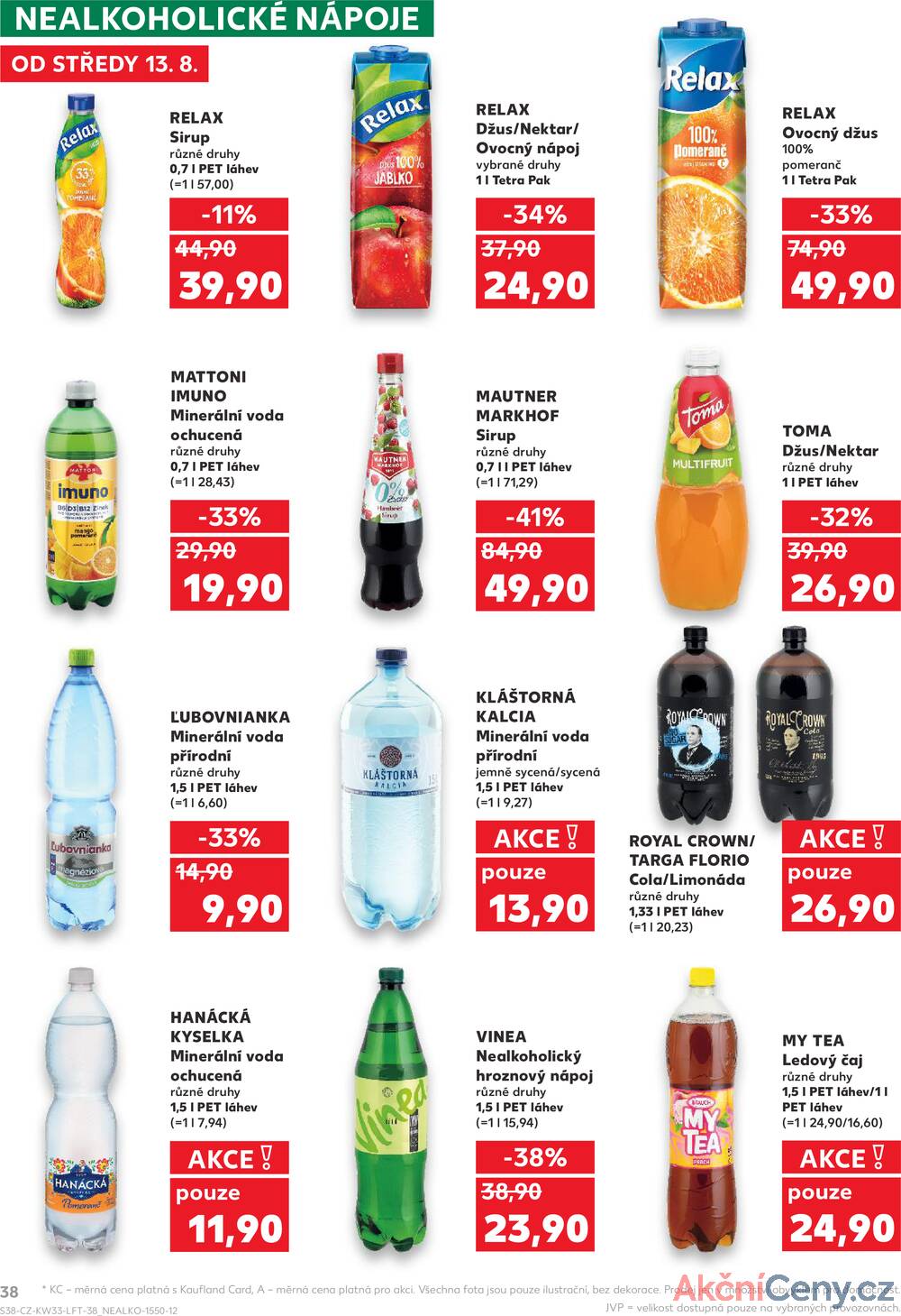 Leták Kaufland - Kaufland 13.8. - 19.8. - Kaufland - Příbram - strana 38