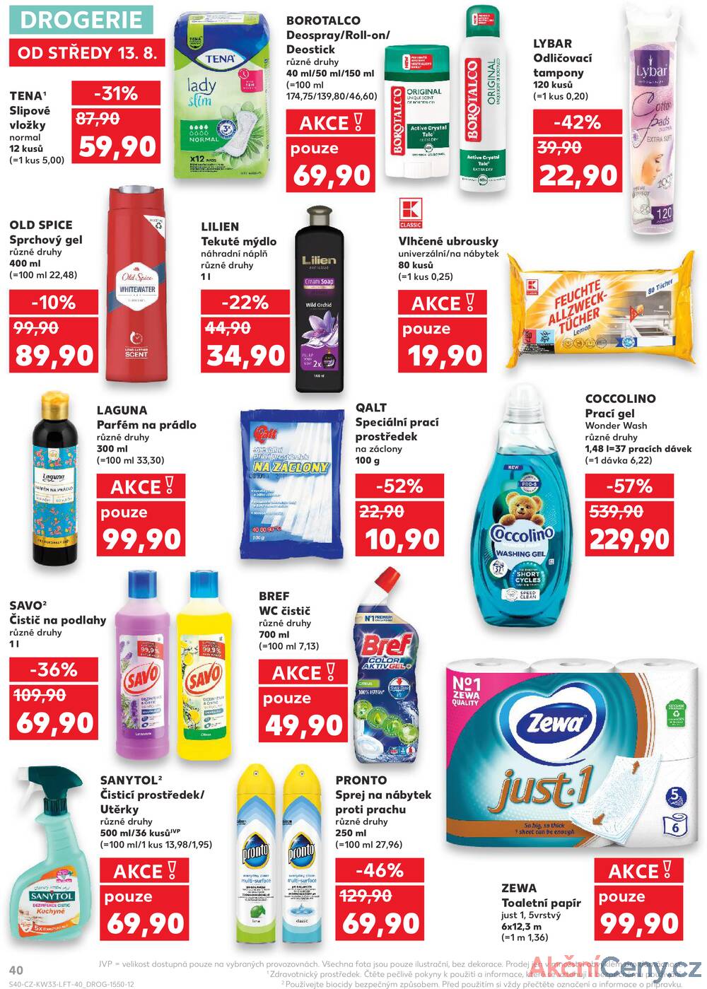 Leták Kaufland - Kaufland 13.8. - 19.8. - Kaufland - Příbram - strana 40
