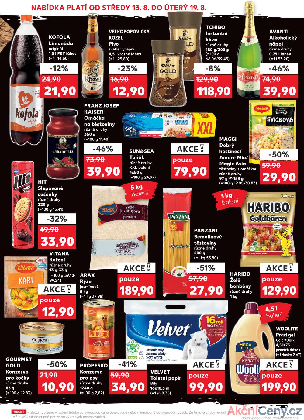 Leták Kaufland - Kaufland 13.8. - 19.8. - Kaufland - Zlín ( OC Čepkov) - strana 3