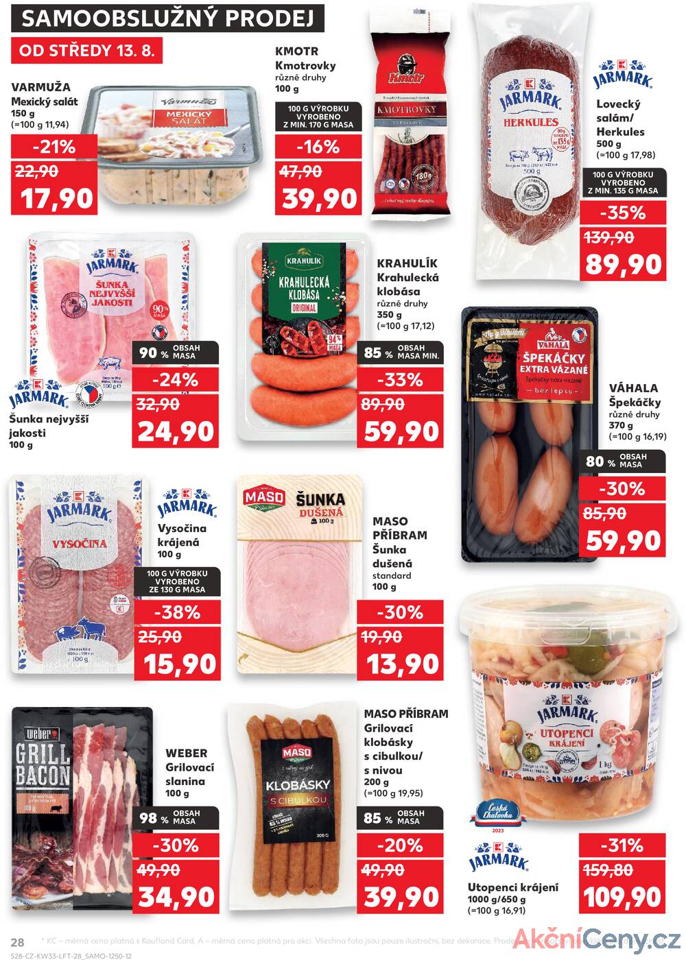 Leták Kaufland - Kaufland 13.8. - 19.8. - Kaufland - Zlín ( OC Čepkov) - strana 28