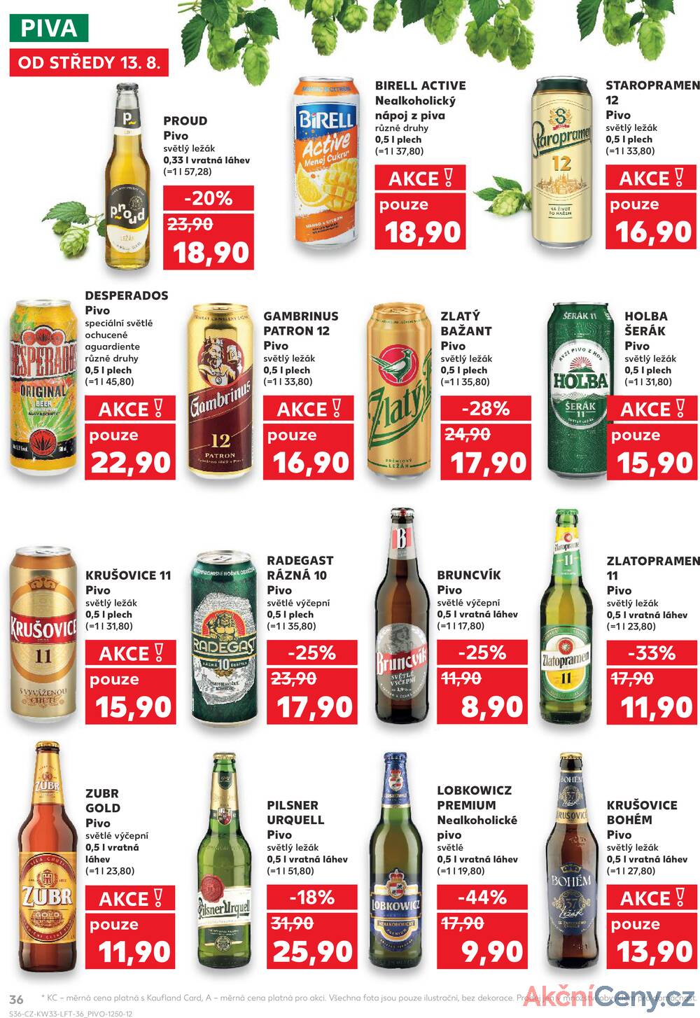 Leták Kaufland - Kaufland 13.8. - 19.8. - Kaufland - Zlín ( OC Čepkov) - strana 36