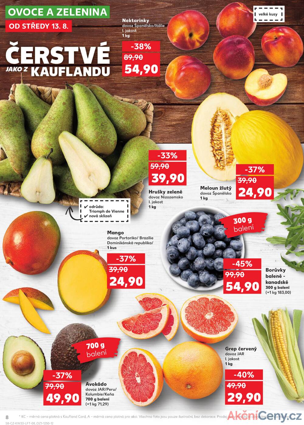 Leták Kaufland - Kaufland 13.8. - 19.8. - Kaufland - Blansko - strana 8