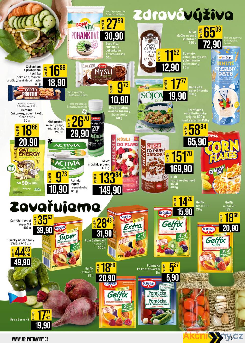 Leták JIP - JIP Cash & Carry České Budějovice, Most, Náchod, Polička, Sušice a Svoboda nad Úpou od 13.8. do 19.8.2025 - strana 5