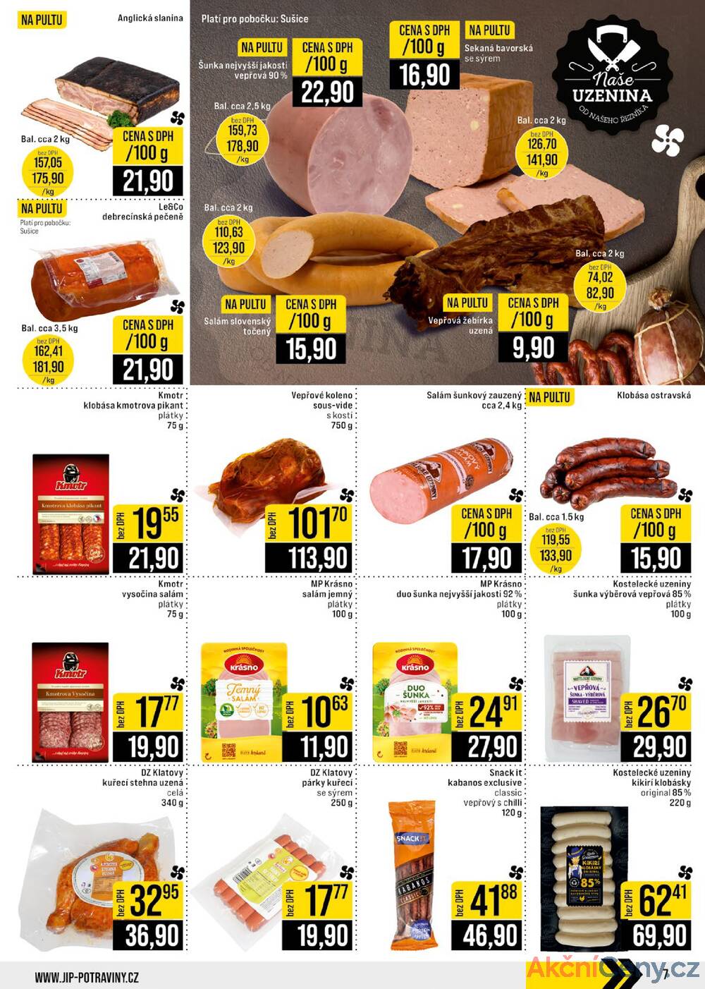 Leták JIP - JIP Cash & Carry České Budějovice, Most, Náchod, Polička, Sušice a Svoboda nad Úpou od 13.8. do 19.8.2025 - strana 7