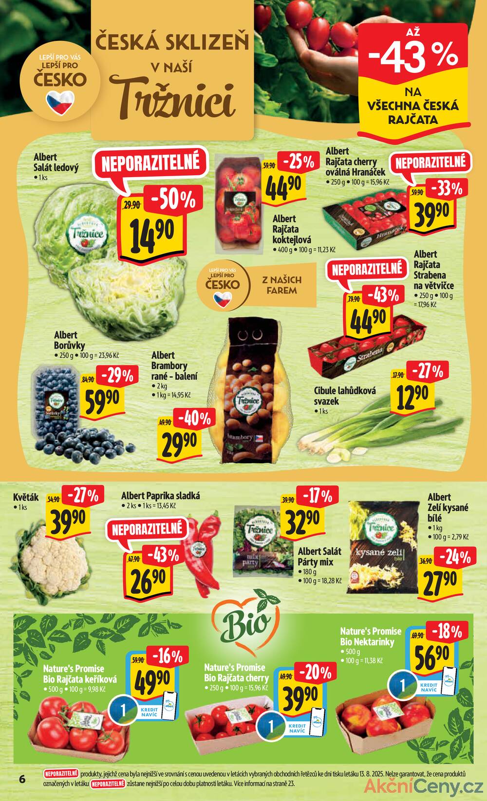 Leták Albert - Albert Hypermarket od 20.8. do 26.8.2025 - strana 7 Leták Albert - Albert Hypermarket od 20.8. do 26.8.2025 - strana 7