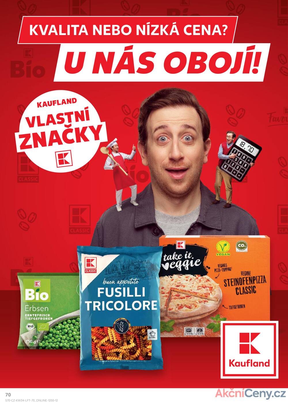 Leták Kaufland - Kaufland 20.8. - 26.8. - Kaufland - Strakonice - strana 70