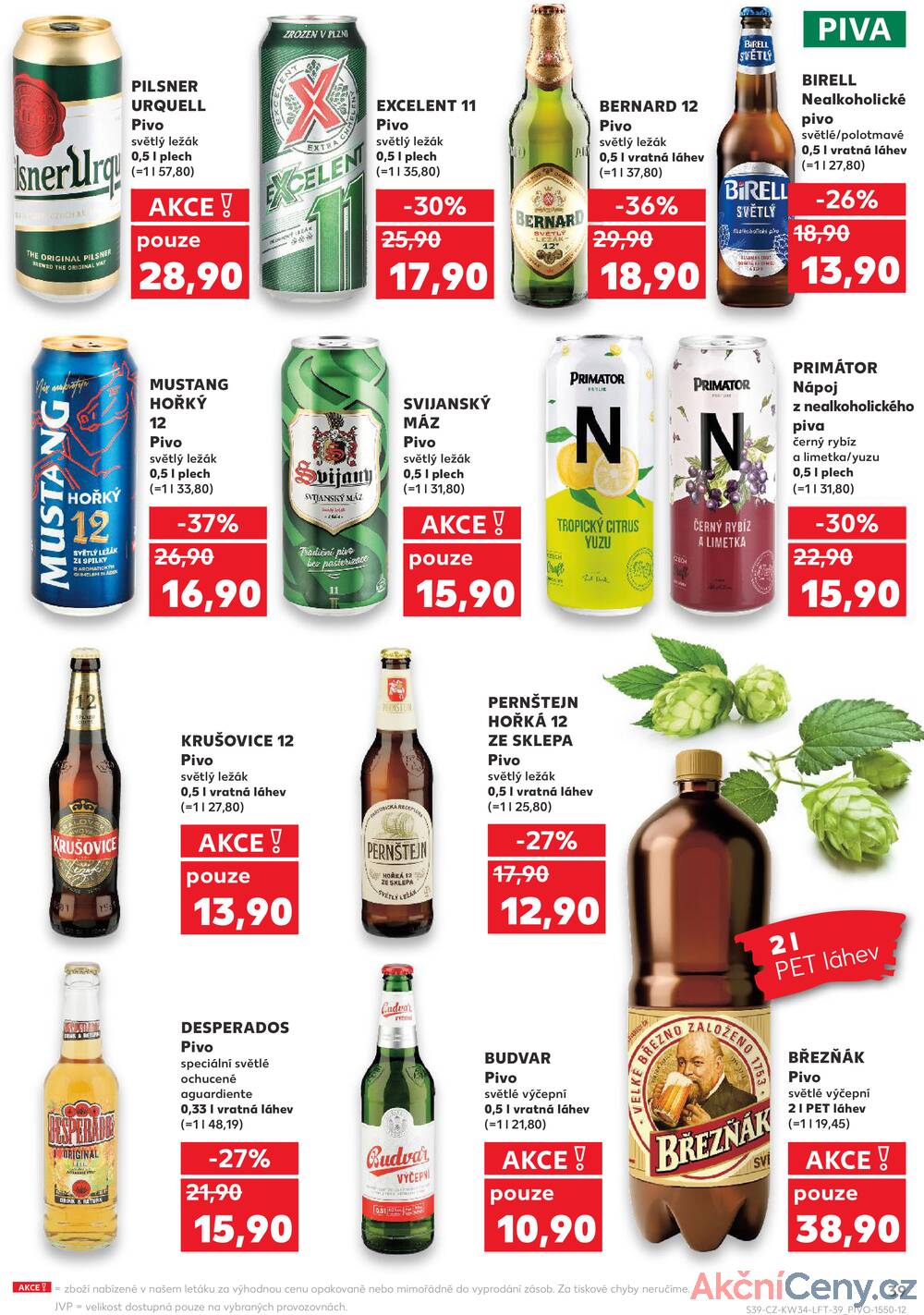 Leták Kaufland - Kaufland 20.8. - 26.8. - Kaufland - Děčín - strana 39