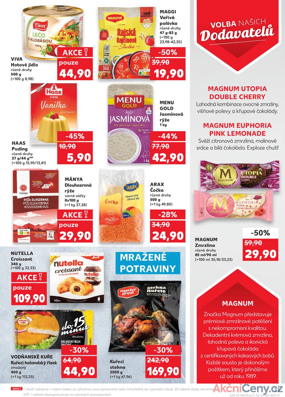 Leták Kaufland - Kaufland 20.8. - 26.8. - Kaufland - Tábor - strana 33