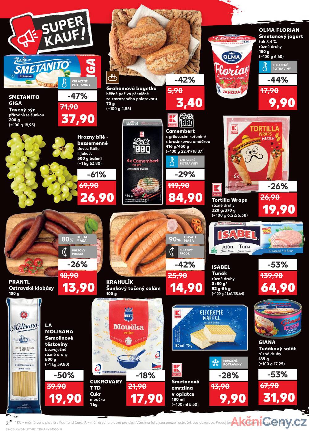 Leták Kaufland - Kaufland 20.8. - 26.8. - Kaufland - Trutnov - strana 2