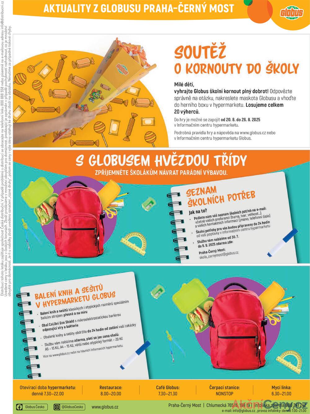 Leták Globus - Akční leták Globus 20.8. - 26.8.2025 - Globus Praha - Centrum Černý Most - strana 34