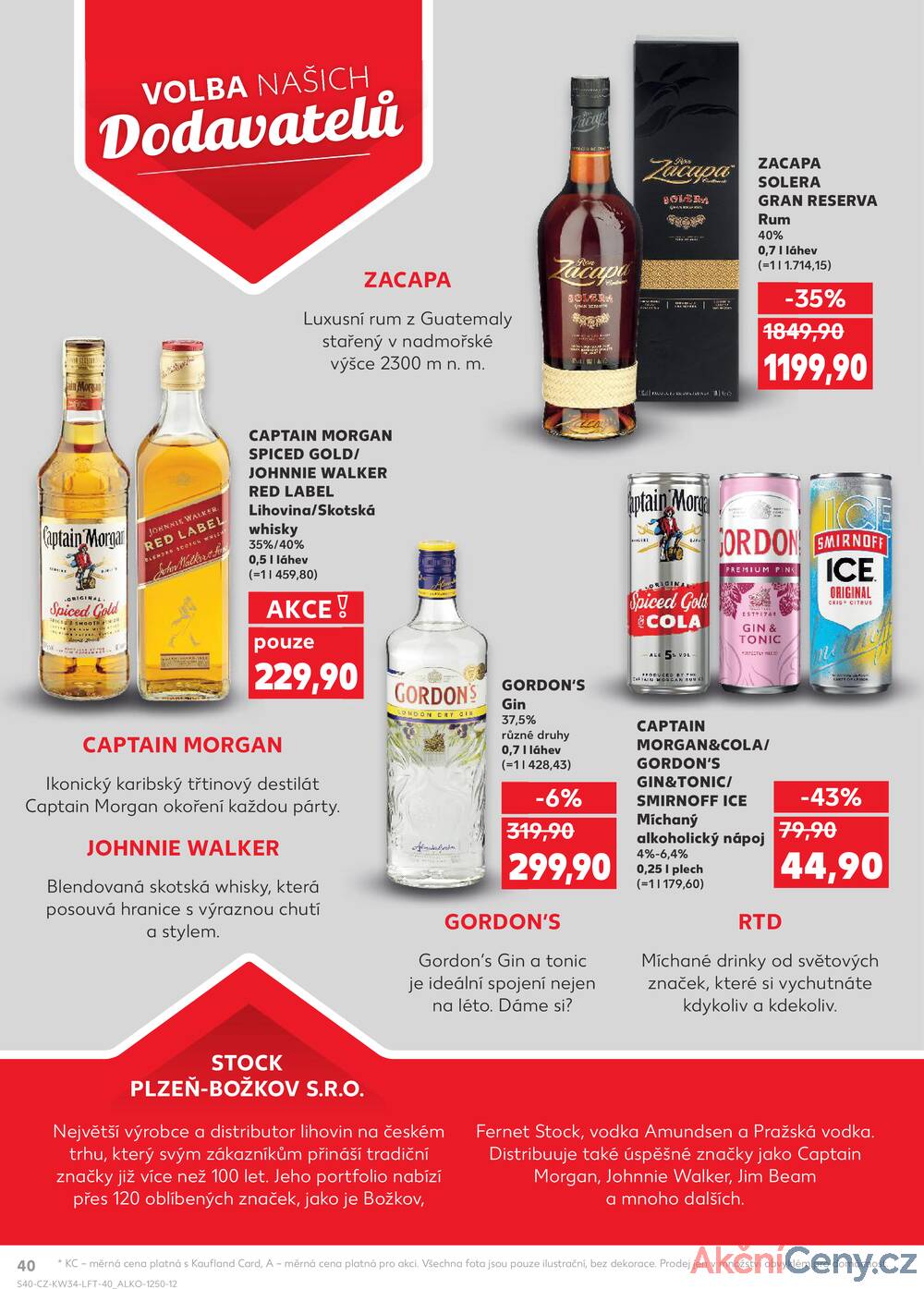 Leták Kaufland - Kaufland 20.8. - 26.8. - Kaufland - Jablonec nad Nisou (Jateční) - strana 40