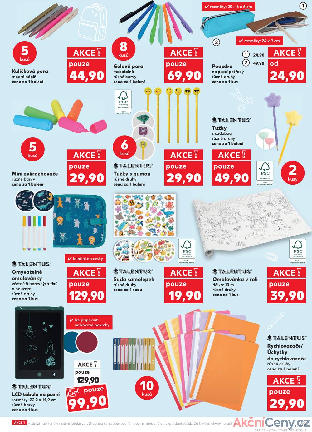 Leták Kaufland - Kaufland 20.8. - 26.8. - Kaufland - Jablonec nad Nisou (Jateční) - strana 49
