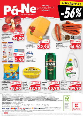 Kaufland 20.8. - 26.8. - Kaufland - Jablonec nad Nisou (Jateční)