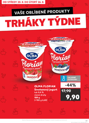 Kaufland 20.8. - 26.8. - Kaufland - Pardubice (S. K. Neumanna)